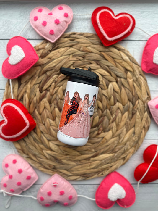Custom Popular Singer Toddler Tumbler with Swiftie Eras
