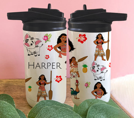 Toddler Tumbler with Hawaiian Princess