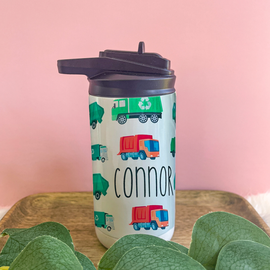Toddler Tumbler with Garbage Trucks