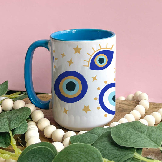 Evil Eye Collage Mug