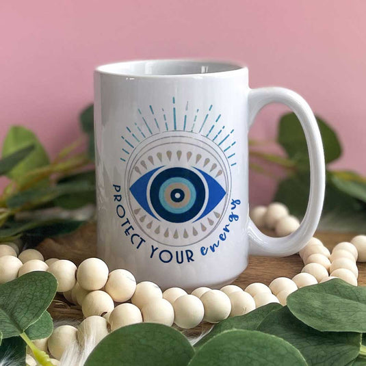 Protect Your Energy Evil Eye Mug