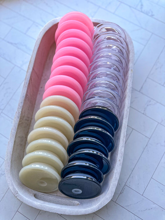 Acrylic Lid for Glass Cans (16-18oz)