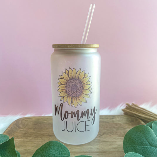 Mommy Juice Glass Can