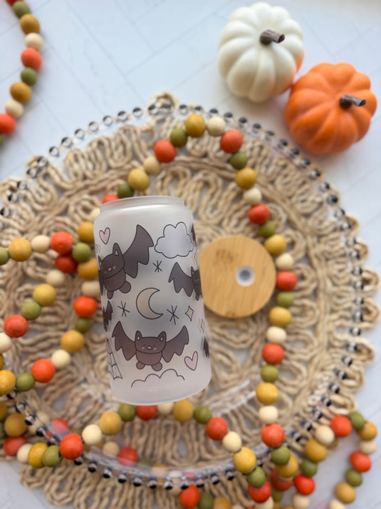 CUTIE BAT GLASS CAN