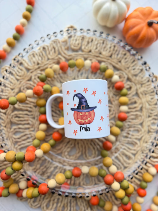 CUTIE PUMPKIN + VAMPIRE KIDS SHATTERPROOF MUG (Copy)