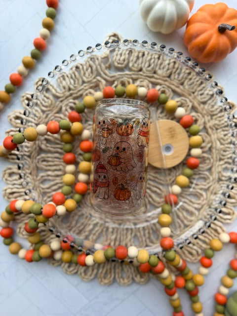CUTIE GHOST FALL GLASS CAN