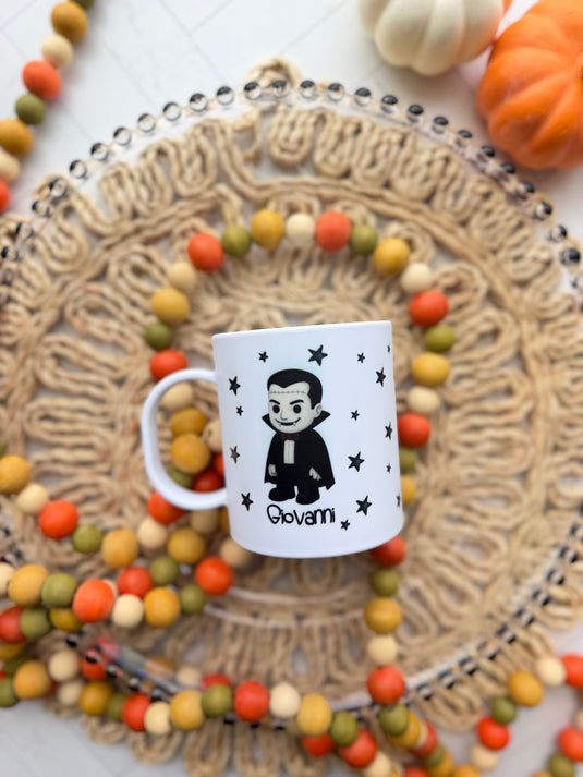 CUTIE PUMPKIN + VAMPIRE KIDS SHATTERPROOF MUG (Copy)